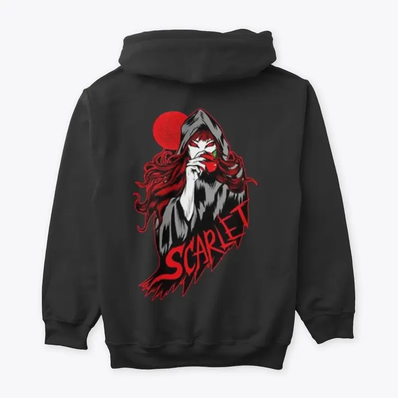 Wicked Scarlet Hoodie Black/White